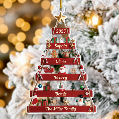 Custom Acrylic Ornament - Personalized Christmas Birthday Gifts For Mom, Dad, Brother, Sister, Kids - Together We Shine At Christmas