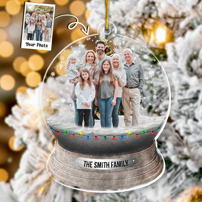 Custom Photo Family, Friends - Personalized Family Photo Ornament