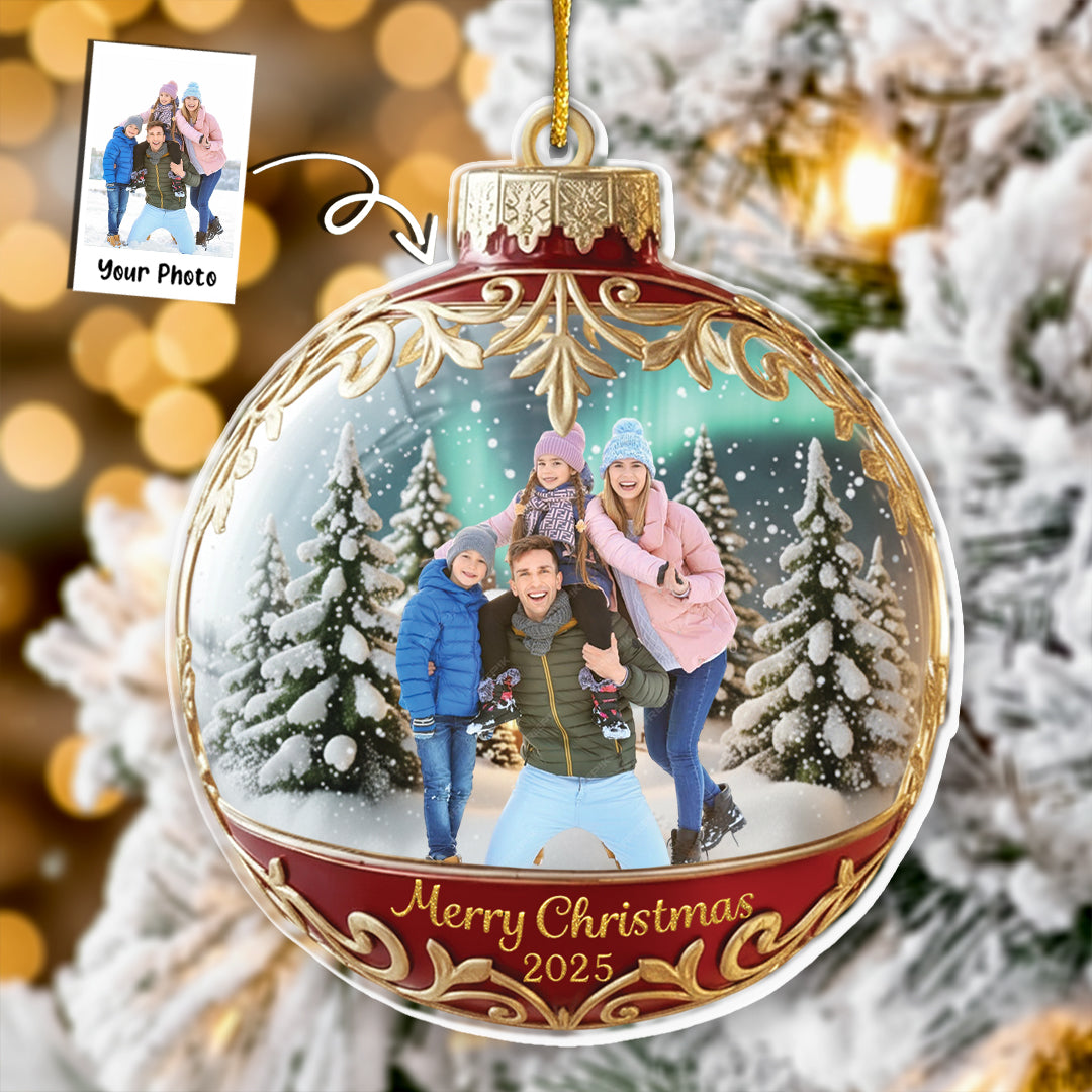 Personalized Christmas Birthday Gifts For Mom, Dad, Brother, Sister, Kids - Happiness Is Hanging Right Here