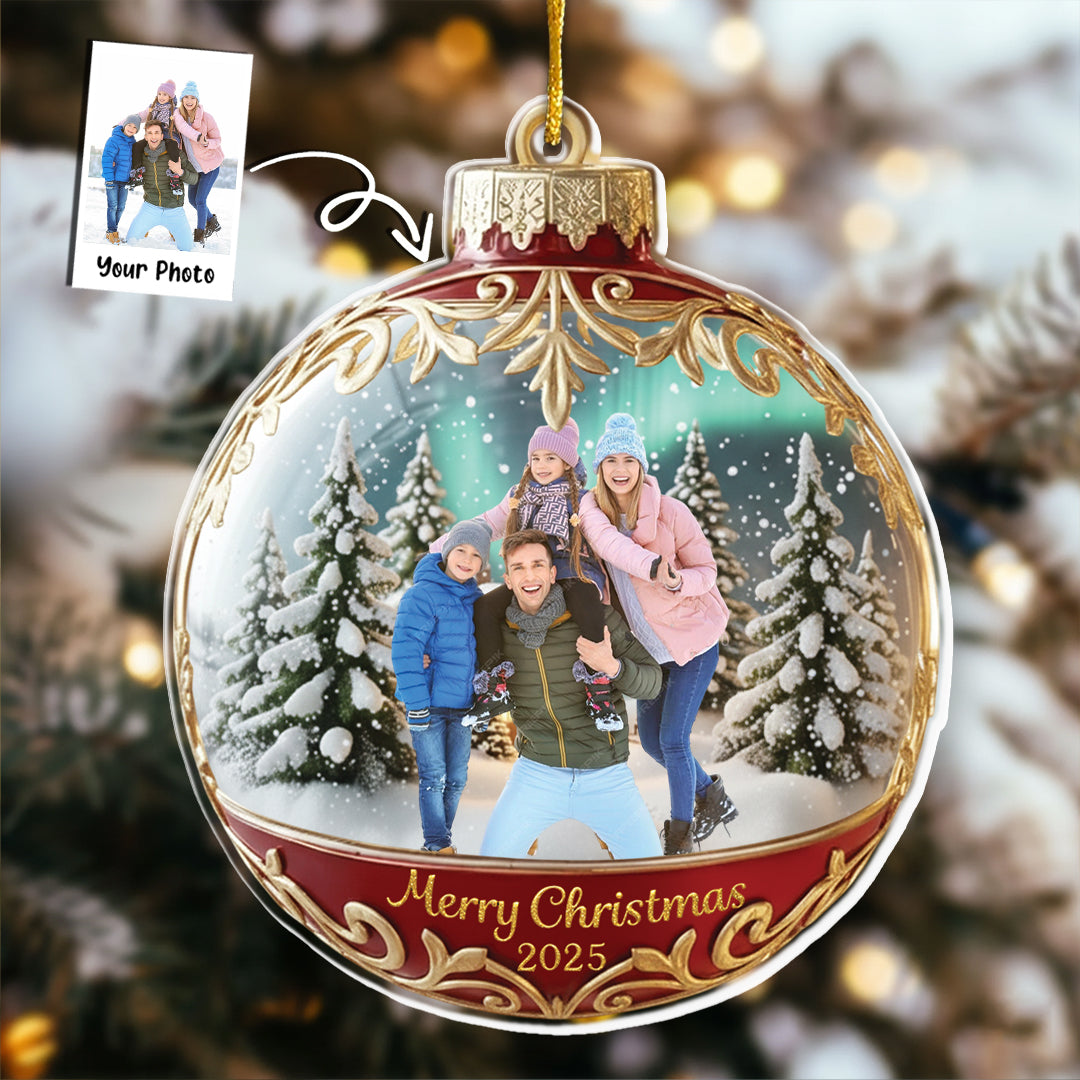 Personalized Christmas Birthday Gifts For Mom, Dad, Brother, Sister, Kids - Happiness Is Hanging Right Here