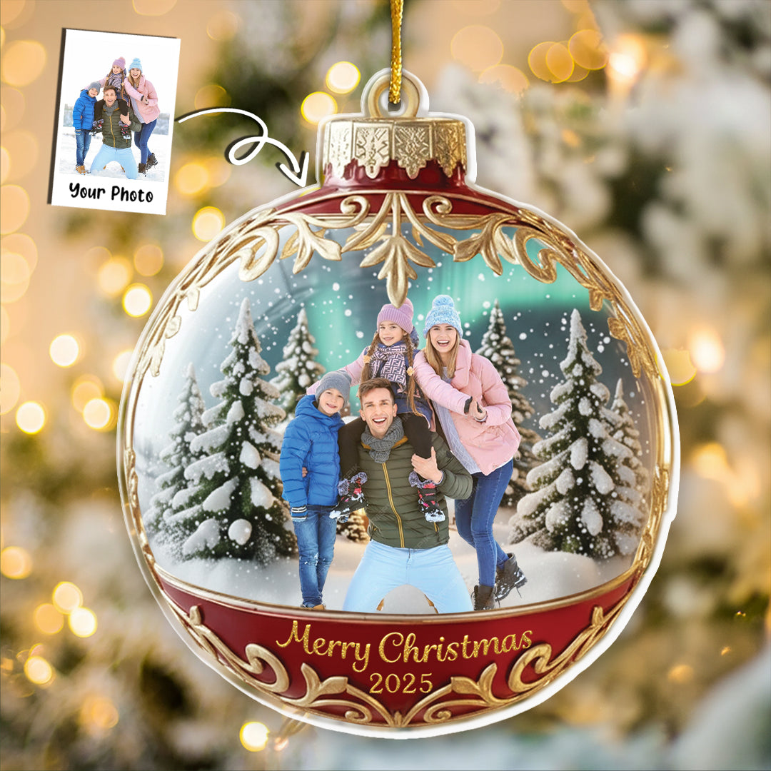 Personalized Christmas Birthday Gifts For Mom, Dad, Brother, Sister, Kids - Happiness Is Hanging Right Here