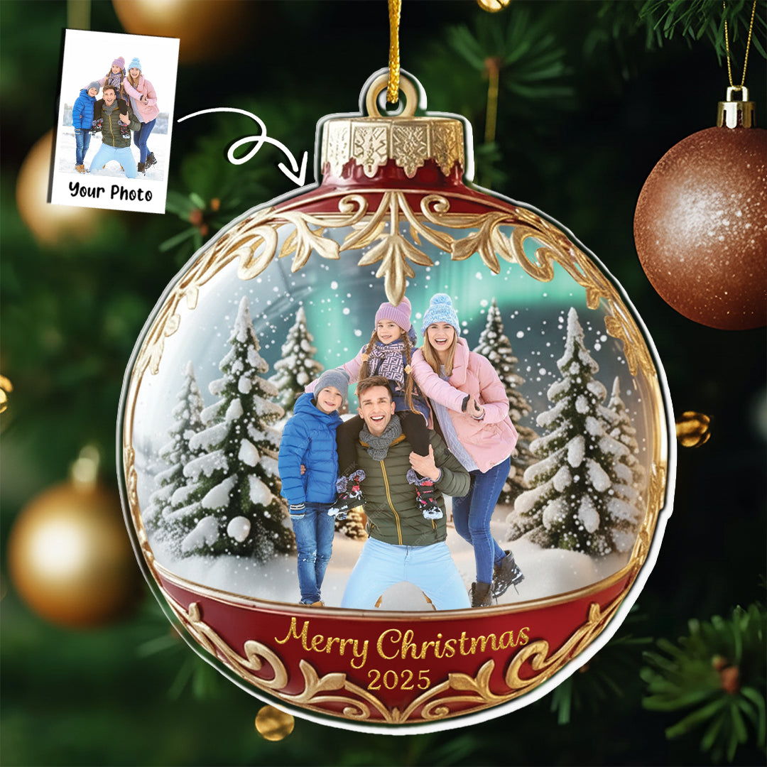 Personalized Christmas Birthday Gifts For Mom, Dad, Brother, Sister, Kids - Happiness Is Hanging Right Here