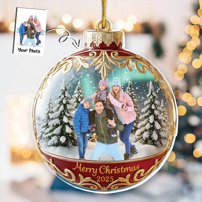 Personalized Christmas Birthday Gifts For Mom, Dad, Brother, Sister, Kids - Happiness Is Hanging Right Here