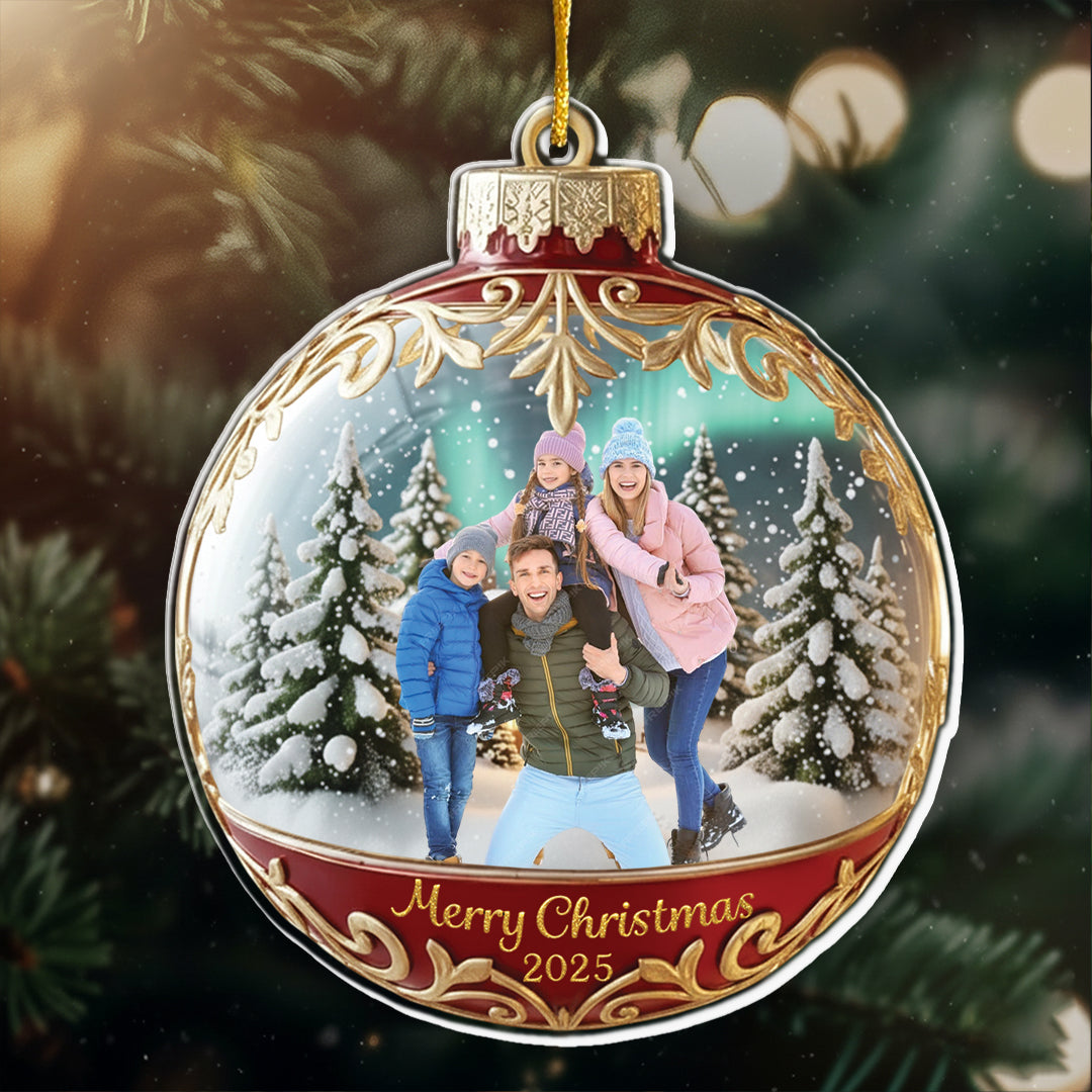 Personalized Christmas Birthday Gifts For Mom, Dad, Brother, Sister, Kids - Happiness Is Hanging Right Here