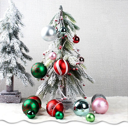 44Pcs 3/6CM Christmas Ball Christmas Tree Decoration Ornaments for Home Decor Halloween New Year Navidad Pendant Ball Accessory